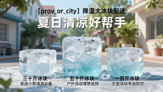 常州降温大冰块配送_海鲜排档降温解决方案_高温天气大冰块配送